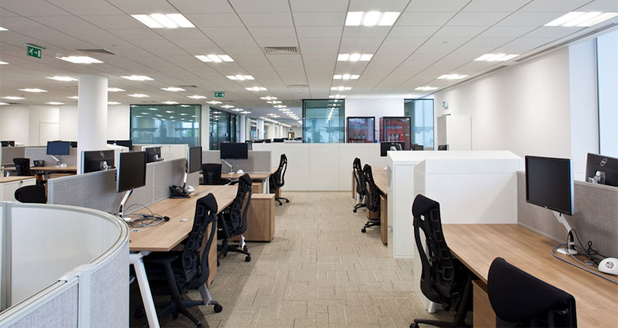 Solutii de iluminat cladiri birouri