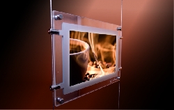 Caseta luminoasa led cristal A1 simpla fata 20 W