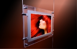 Caseta luminoasa led cristal A4 simpla fata 3,6 W