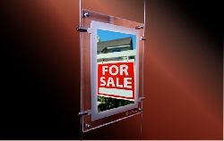 Caseta luminoasa led cristal A3 simpla fata 7,2 W