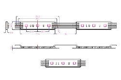 Dimensiuni (mm) Modul RGB 0.72W