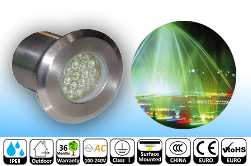 Proiectoare led submersibile 2W