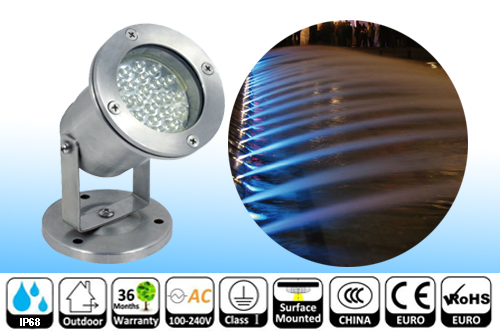 Proiectoare led submersibile 2,4W